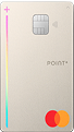 デビットカード Point+(Mastercard)の券面(Point+/Mastercard)