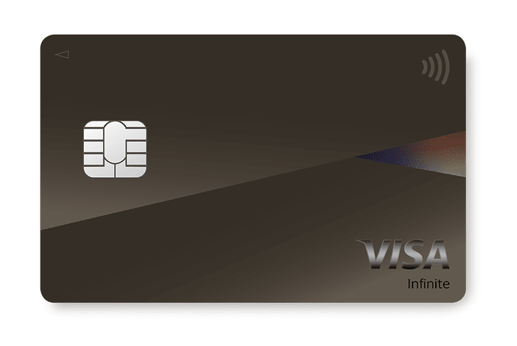 Oliveフレキシブルペイ Visa Infiniteの券面(Infinite/Visa)