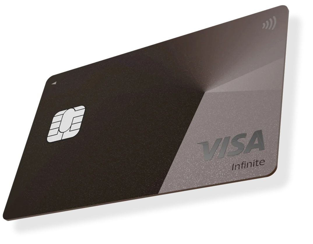 三井住友カード Visa Infiniteの券面(Infinite/Visa)